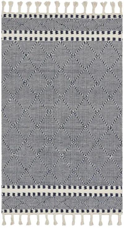 Sawyer SAW02 Navy 5' x 7'6" Rug