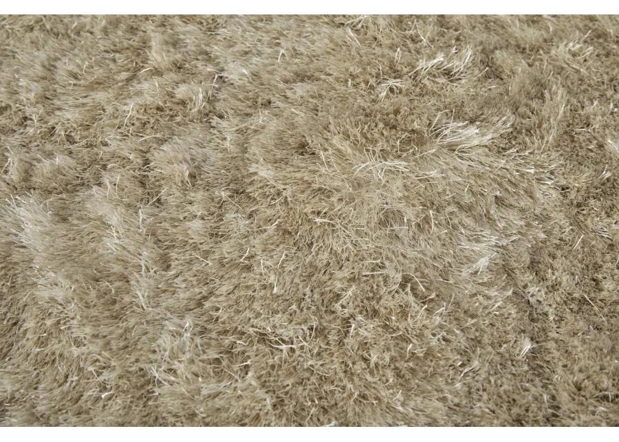 Indochine 4550F Tan/Taupe 10' x 10' Round Rug