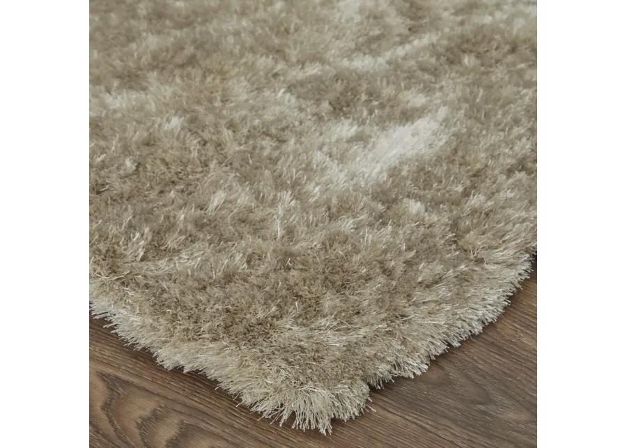 Indochine 4550F Tan/Taupe 10' x 10' Round Rug