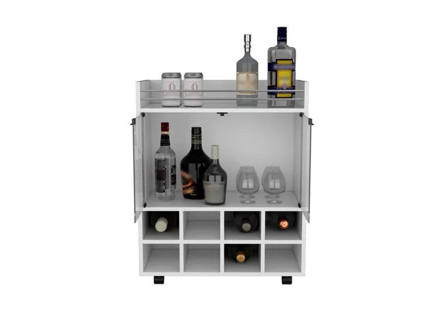 Bar Cart Philadelphia, Living Room, White