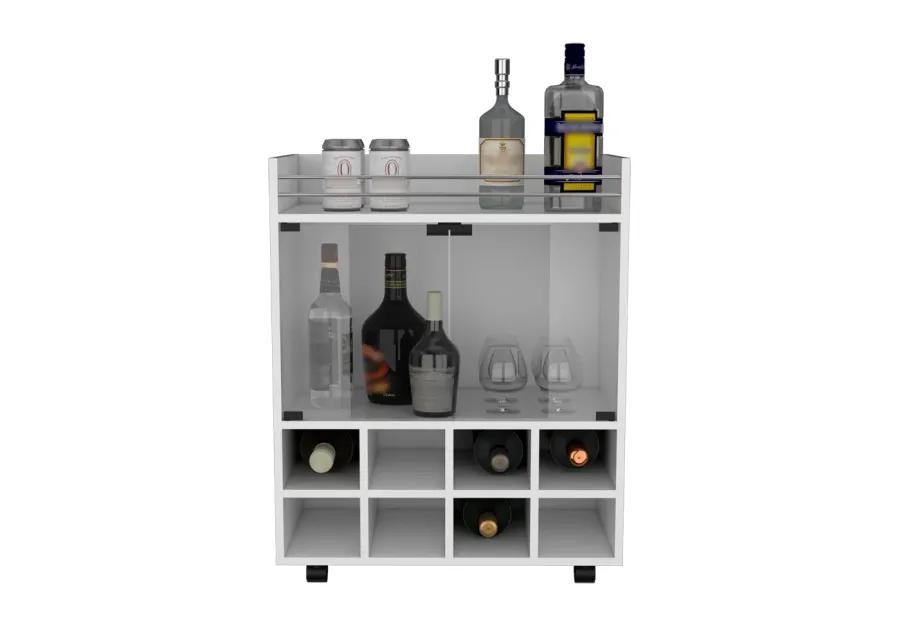 Bar Cart Philadelphia, Living Room, White