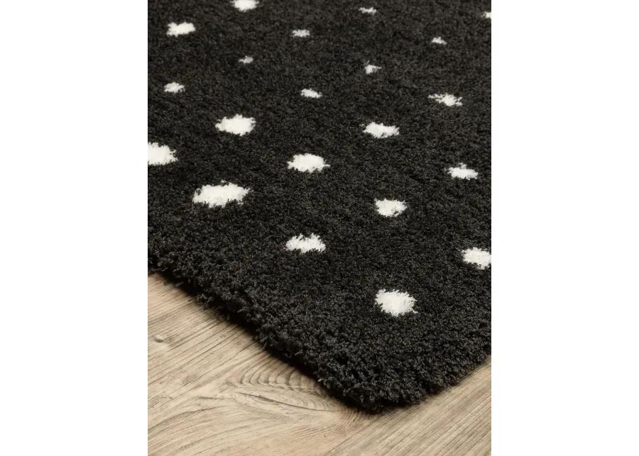 Galileo 6'7" x 9'6" Black Rug