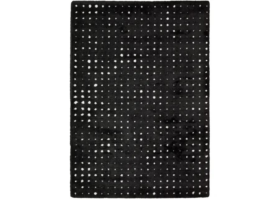 Galileo 6'7" x 9'6" Black Rug