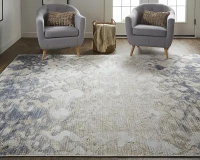 Laina 39G7F Tan/Ivory/Blue 5' x 7'10" Rug