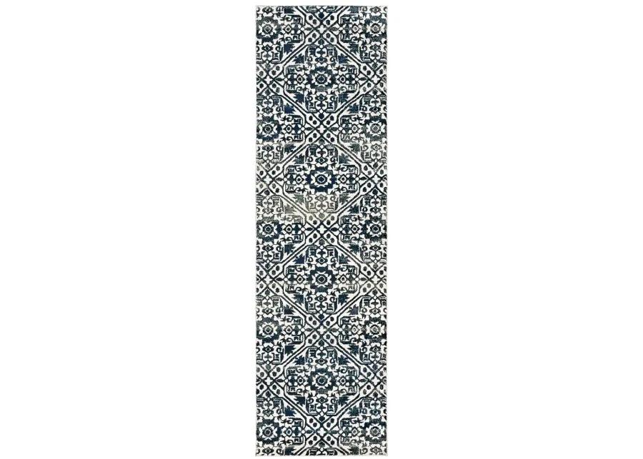 Bowen 2'3" x 7'6" Navy Rug