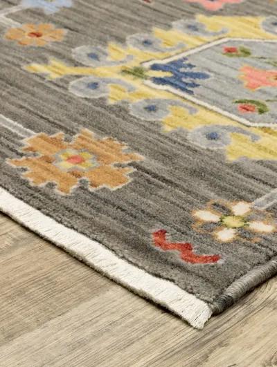 Lucca 7'10" x 10'10" Grey Rug