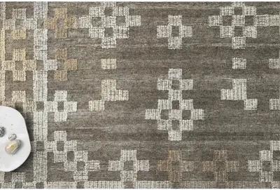 Akina AK01 Charcoal/Taupe 9'3" x 13' Rug