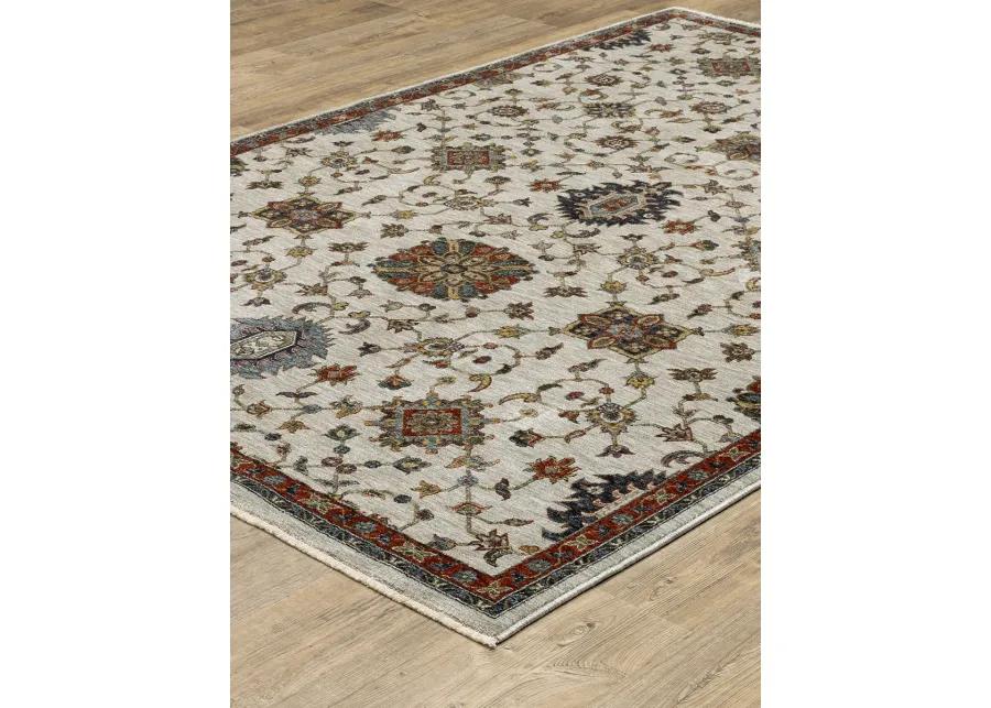 Aberdeen 2'3" x 7'6" Ivory Rug