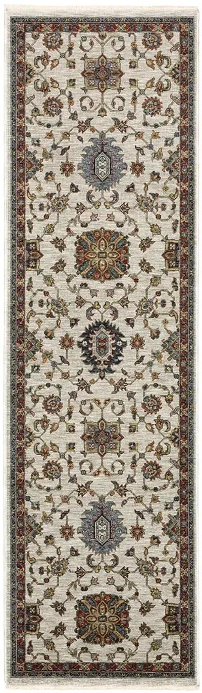 Aberdeen 2'3" x 7'6" Ivory Rug