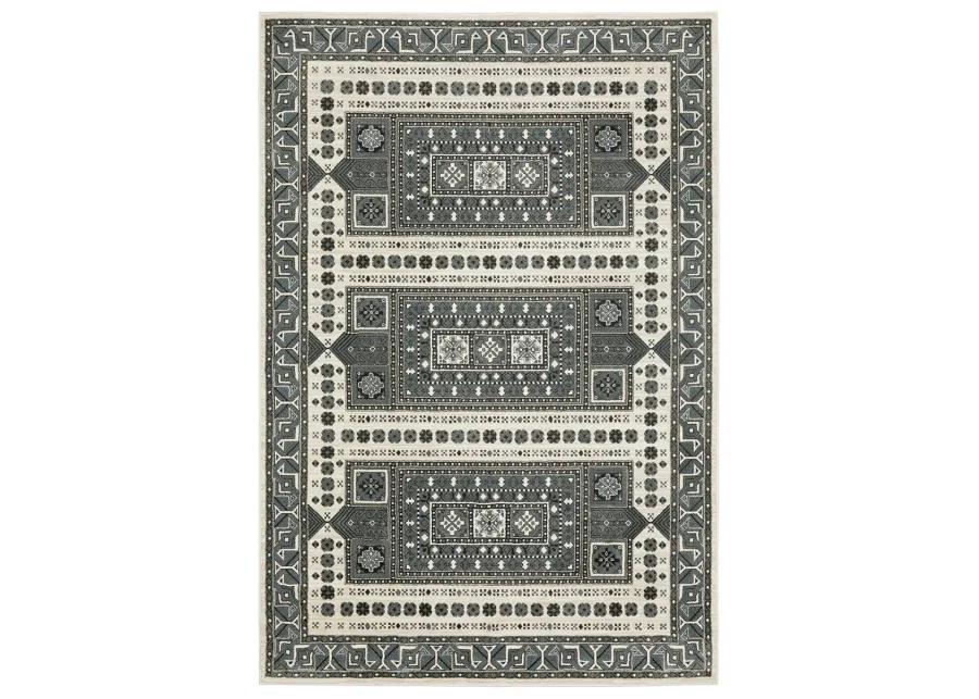 Raylan 6'7" x 9'6" Grey Rug