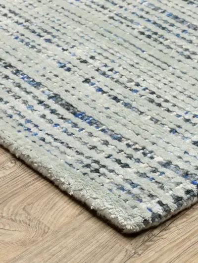 Circa 5' x 8' Blue Rug