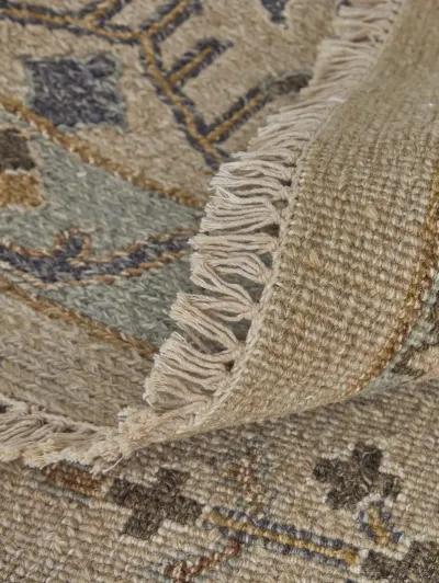 Corbitt 0613F 9'6" x 13'6" Tan/Blue/Gold Rug