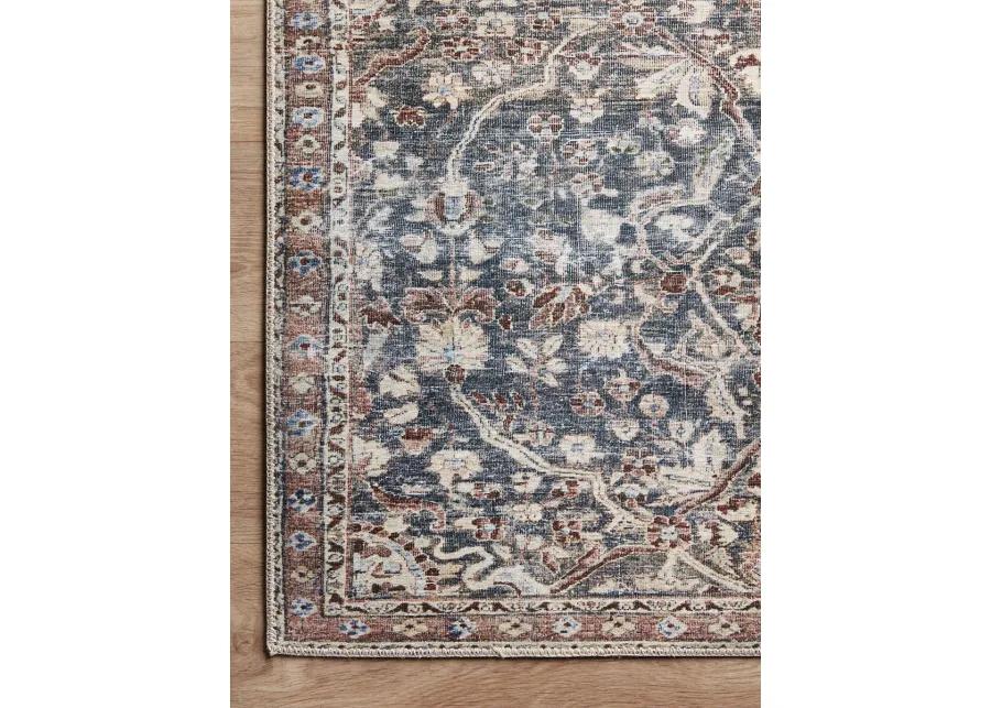 Jules JUL06 Denim/Spice 5' x 7'6" Rug by Chris Loves Julia × Loloi