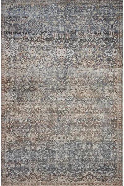 Jules JUL06 Denim/Spice 5' x 7'6" Rug by Chris Loves Julia × Loloi