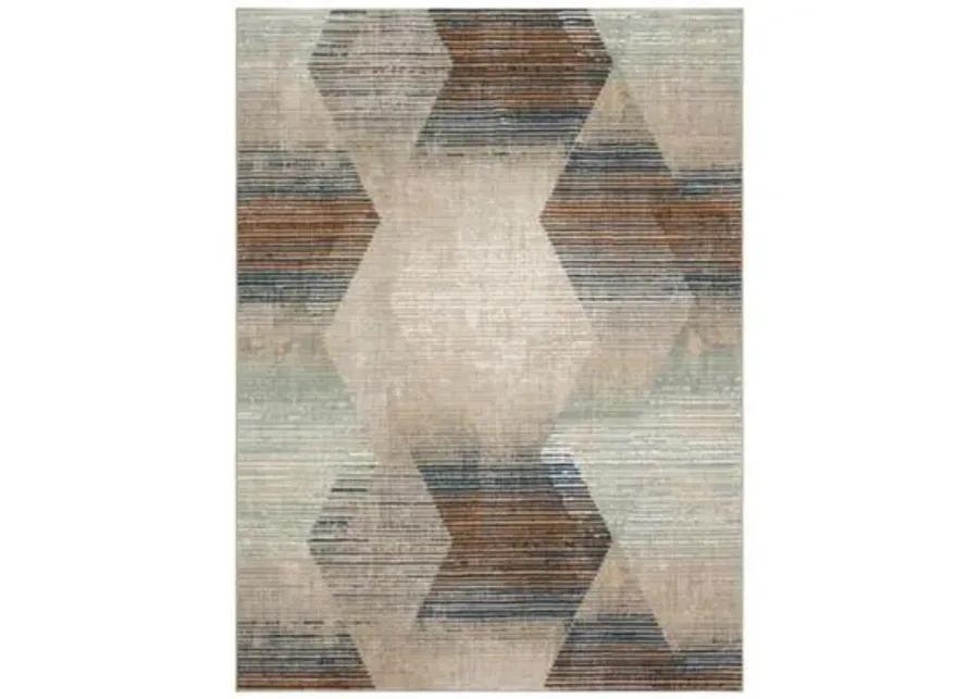 Epiphany Precarious Stria Frost gray 9' 6" X 12' 11" Rug