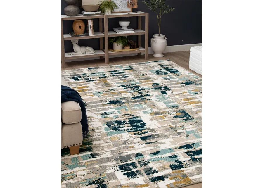 Vanguard by Drew & Jonathan Home Provenance Majolica Blue 8' X 11' Rug