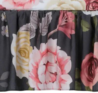 Lambs & Ivy Secret Garden Luxury Floral 3-Piece Cotton Sateen Crib Bedding Set