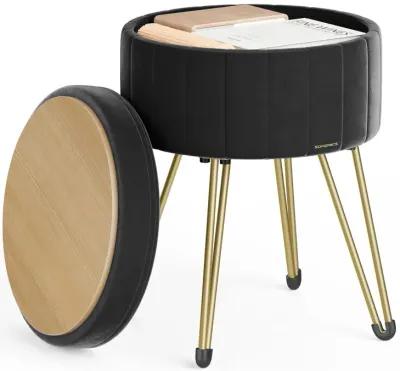 Vanity Stool Chair with Storage - Stylish and Functional Makeup Seat with Hidden Storage