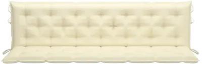 vidaXL Cushion for Swing Chair Cream White 78.7" Fabric