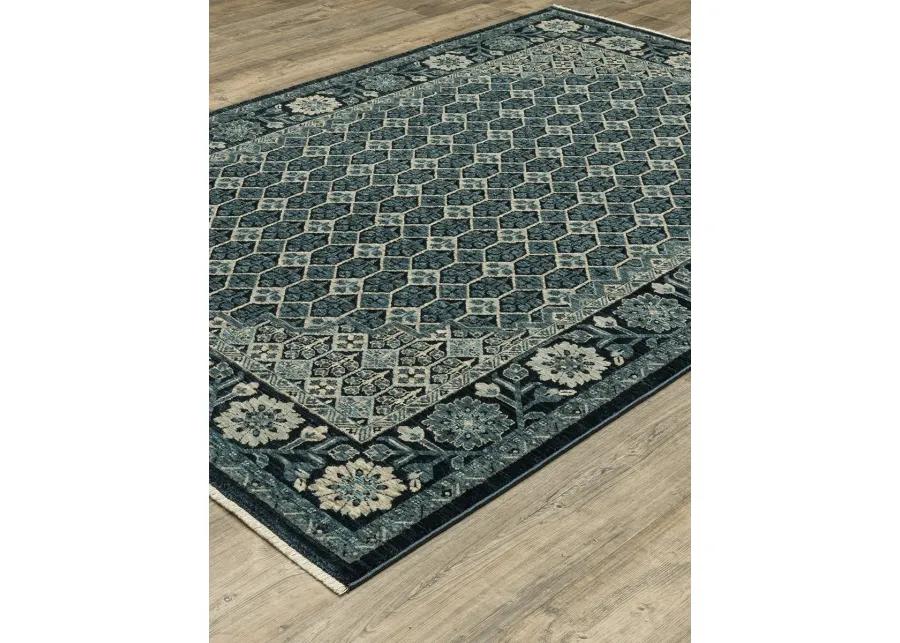 Capella 3'3" x 5' Blue Rug