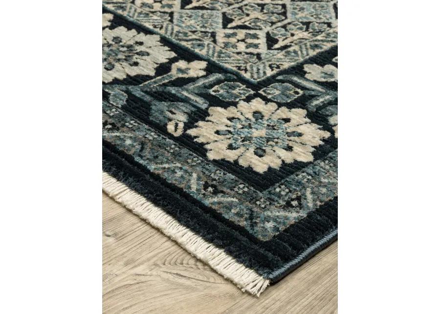 Capella 3'3" x 5' Blue Rug