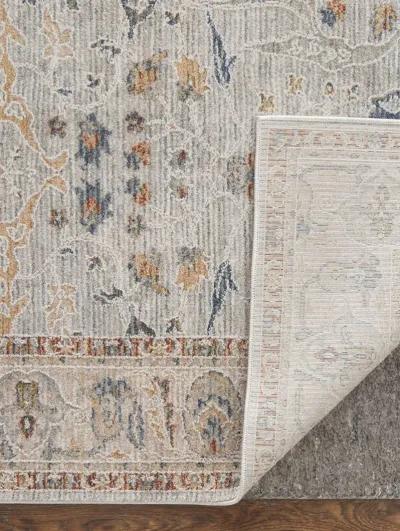 Pasha 39M4F 5' x 7'6" Ivory/Blue/Taupe Rug