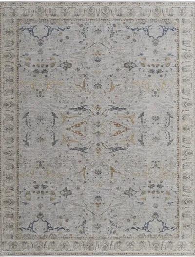 Pasha 39M4F 5' x 7'6" Ivory/Blue/Taupe Rug