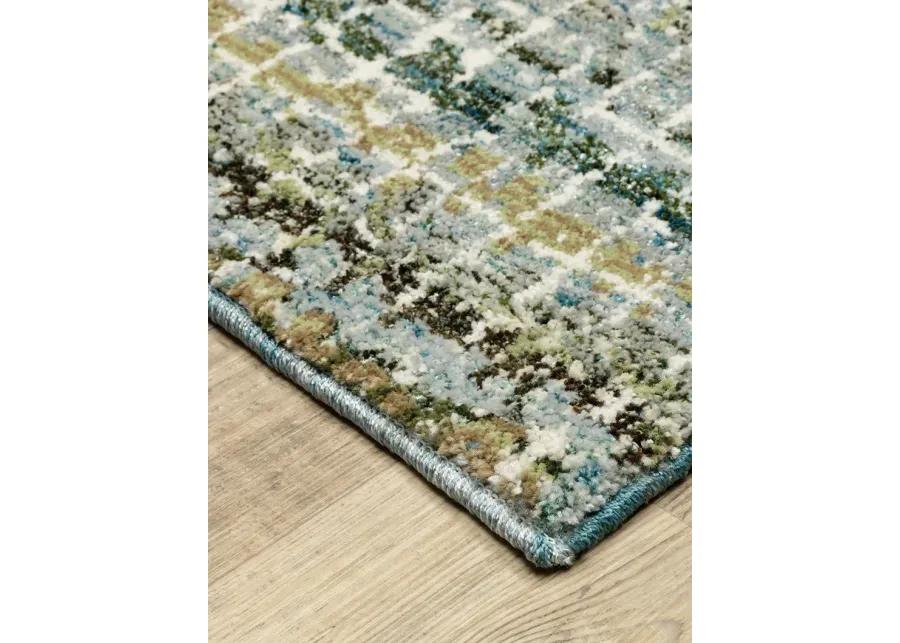 Atlas 6'7" x 9'6" Blue Rug