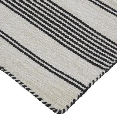 Duprine 0560F Black/White/Ivory 8' x 11' Rug