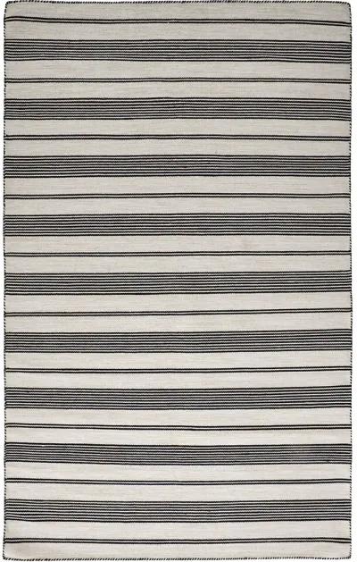 Duprine 0560F Black/White/Ivory 8' x 11' Rug