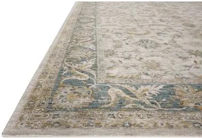 Gaia Natural/Ocean 5' x 7'8" Area Rug