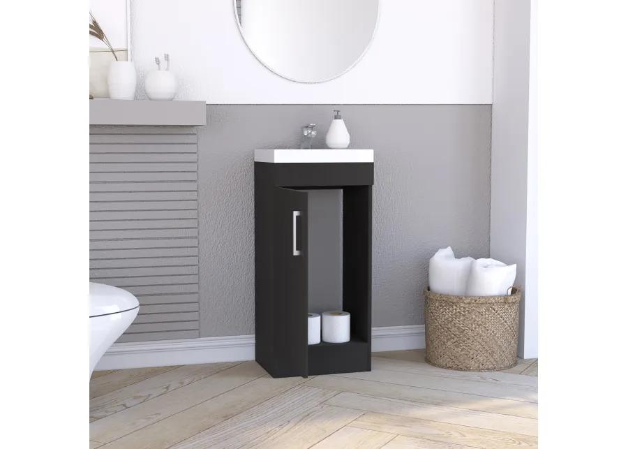 Bathroom Vanity Sink Jozz, Bathroom, Black