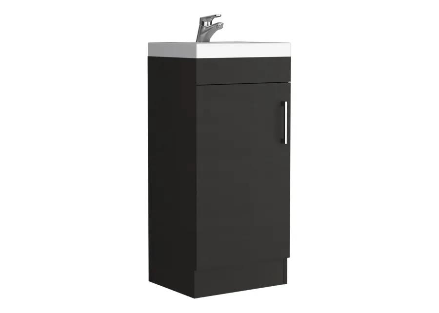 Bathroom Vanity Sink Jozz, Bathroom, Black