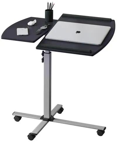 Techni Mobili Rolling Adjustable Laptop Cart. Color: Graphite