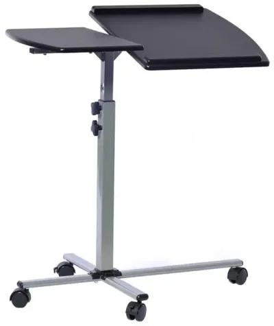 Techni Mobili Rolling Adjustable Laptop Cart. Color: Graphite