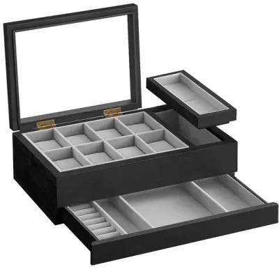 8-Slot Watch Box Premium Storage with Elegant Design and Protective Linings