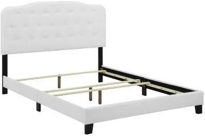 Modway - Amelia Twin Upholstered Fabric Bed White