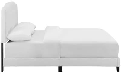 Modway - Amelia Twin Upholstered Fabric Bed White