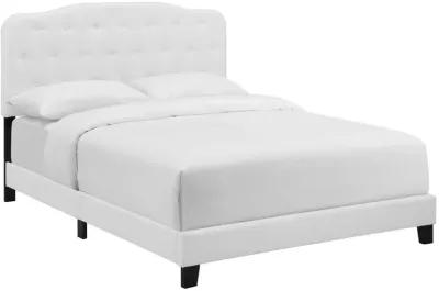 Modway - Amelia Twin Upholstered Fabric Bed White