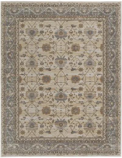 Celene 39KVF Tan/Ivory/Gray 2'6" x 8' Rug