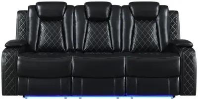 New Classic Furniture Orion Sofa  W/ Pwr Fr & Hr-Black