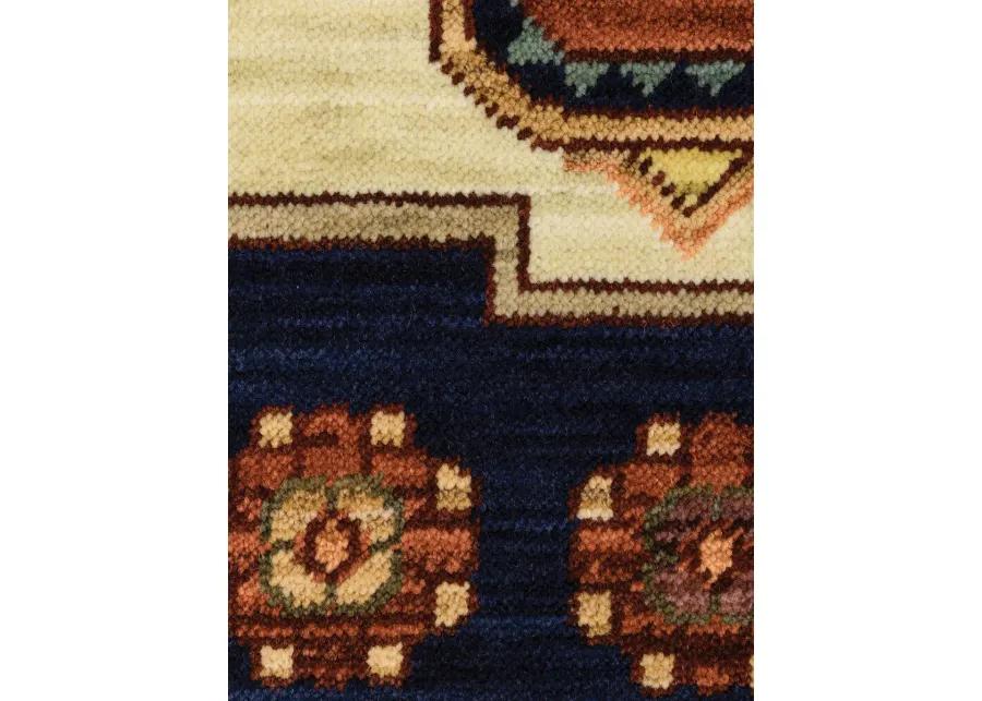 Lilihan 7'10" x 10'10" Blue Rug