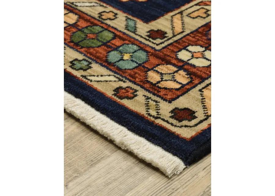 Lilihan 7'10" x 10'10" Blue Rug