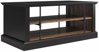 Hoffman Two-Toned Rustic Coffee Table with 2 Shelves