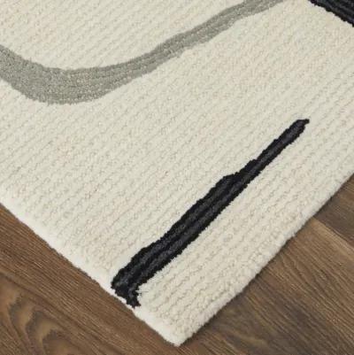 Maguire 8905F Ivory/Gray/Black 12' x 15' Rug