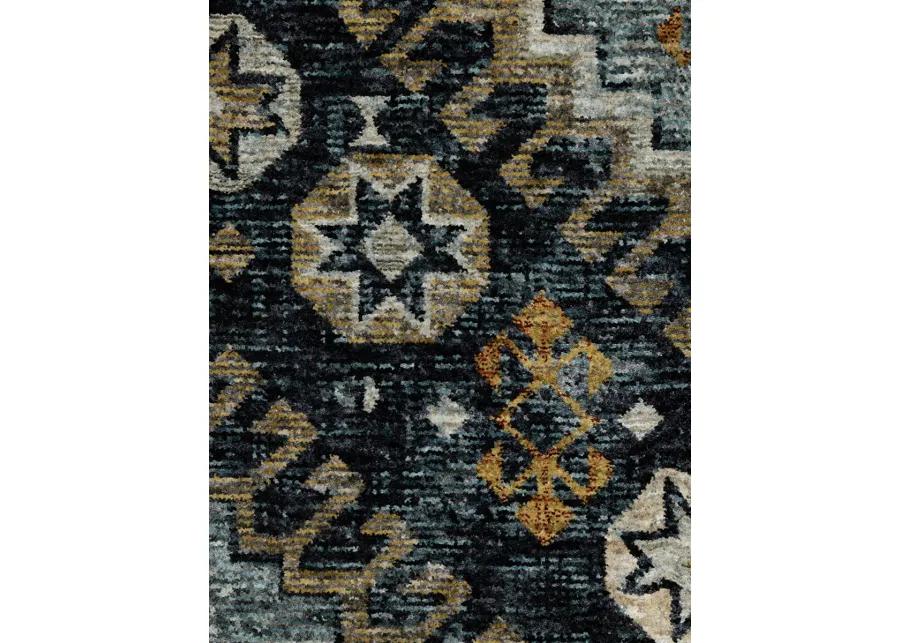 Aberdeen 6'7" x 9'6" Blue Rug