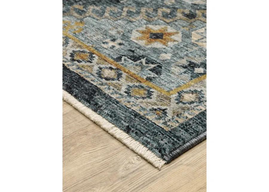 Aberdeen 6'7" x 9'6" Blue Rug