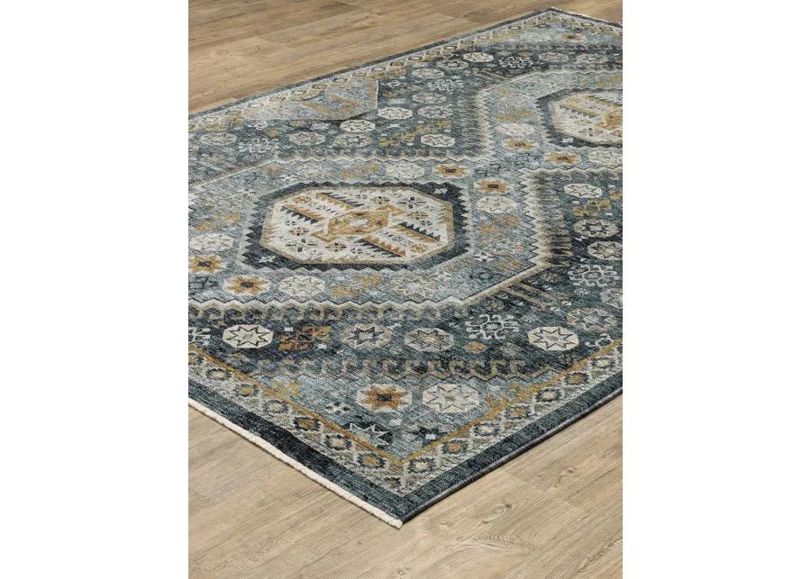 Aberdeen 6'7" x 9'6" Blue Rug