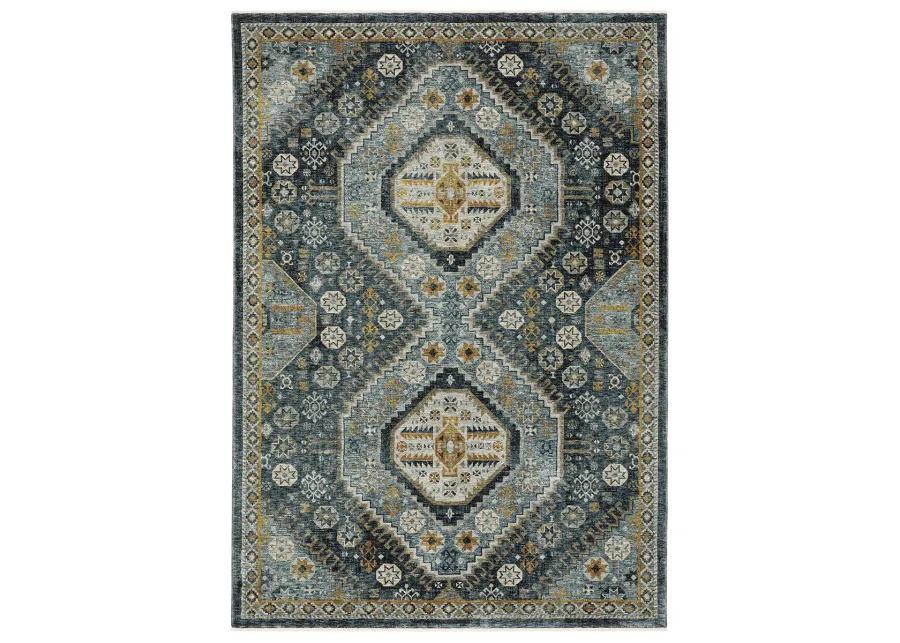 Aberdeen 6'7" x 9'6" Blue Rug