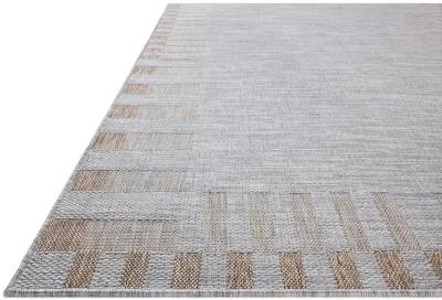 Topanga Silver/Natural 5'3" x 7'6" Area Rug by Amber Lewis x Loloi